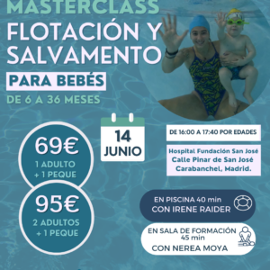 MásterClass Flotación Y Salvamento 1 adulto
